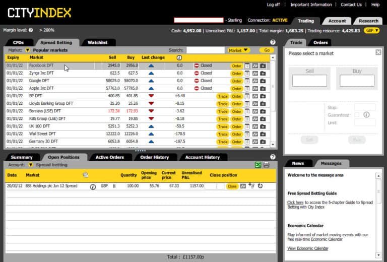 the spread online betting
