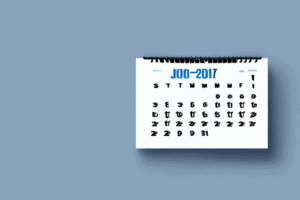 A calendar with the start of the isa year highlighted