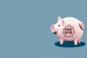 A piggy bank with a flexible isa sticker on it